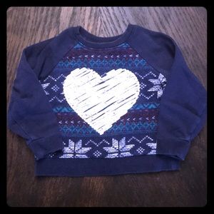 Cute heart sweater